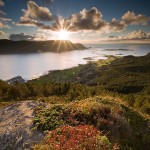 Mot Ulla og solnedgang