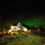 Hus og nordlys