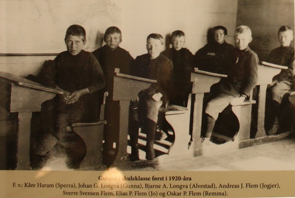 Guteklasse på tidleg 1920-tal